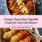 Cheesy Root Vegetable Gratin Recipe