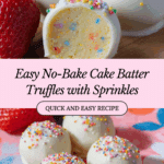 No-Bake Cake Batter Truffles Recipe