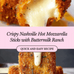 Nashville Hot Mozzarella Sticks Recipe