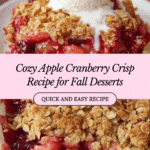 Apple Cranberry Crisp Recipe