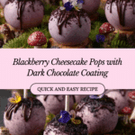 Forbidden Forest Blackberry Cheesecake Pops Recipe