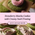 Strawberry Matcha Cookies Recipe