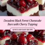 Black Forest Cheesecake Bars Recipe