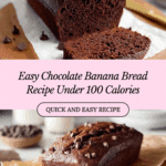 100 calorie chocolate banana bread Recipe