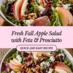Autumn Apple Salad with Feta and Prosciutto Recipe