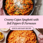Cajun Spaghetti Recipe (Louisiana-Style Creamy Pasta) Recipe