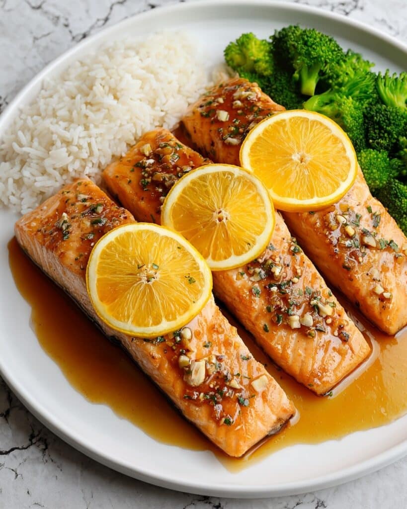 Orange Ginger Glazed Salmon Recipe