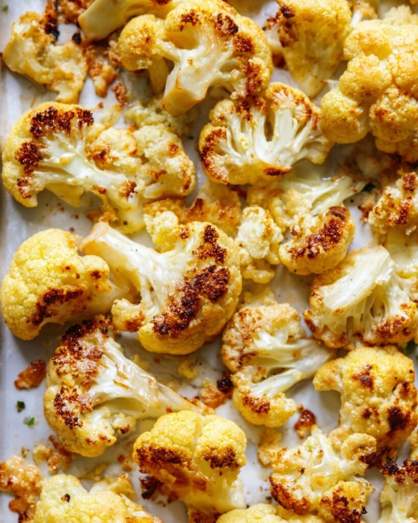 Crispy Oven Roasted Cauliflower Recipe