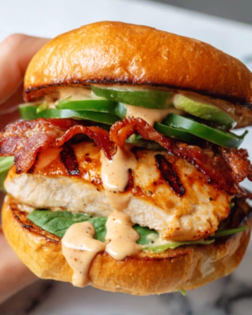 Spicy Grilled Chicken Avocado Sandwich Recipe