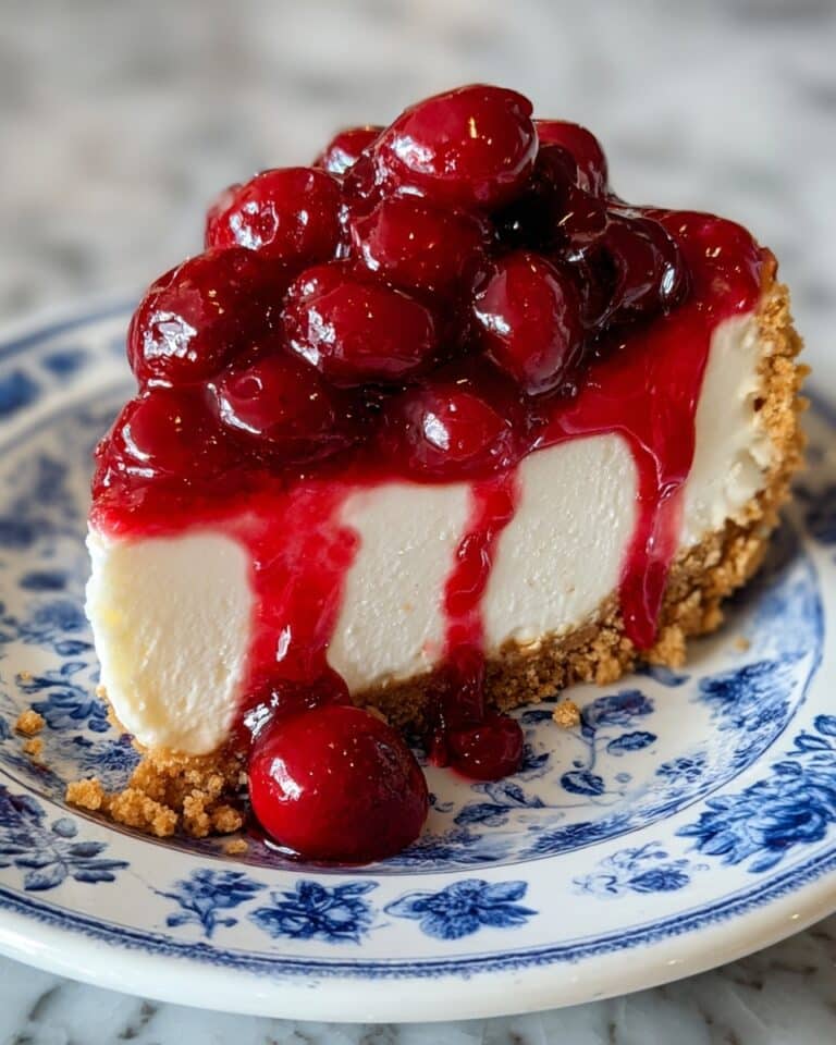Mamaw’s No-Bake Cherry Cheesecake Recipe