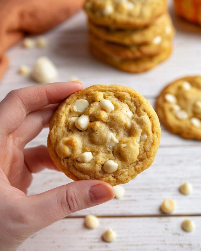 Pumpkin White Chocolate Chip Cookies Recipe