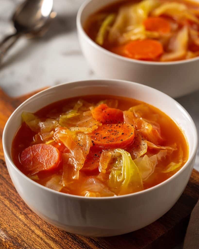 Low Calorie Cabbage Fat Burning Soup Recipe