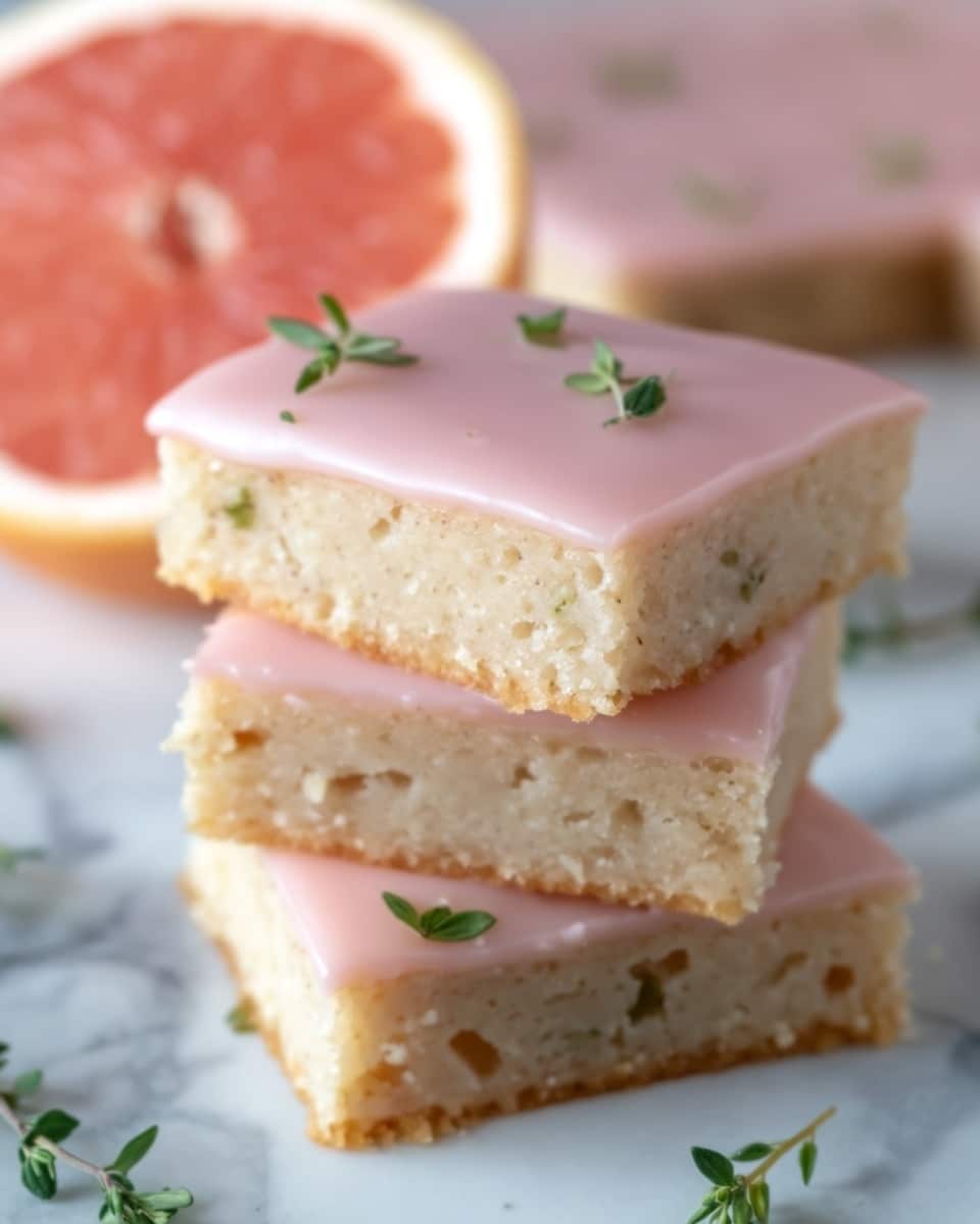 Pink Grapefruit and Thyme Vegan Shortbread Recipe