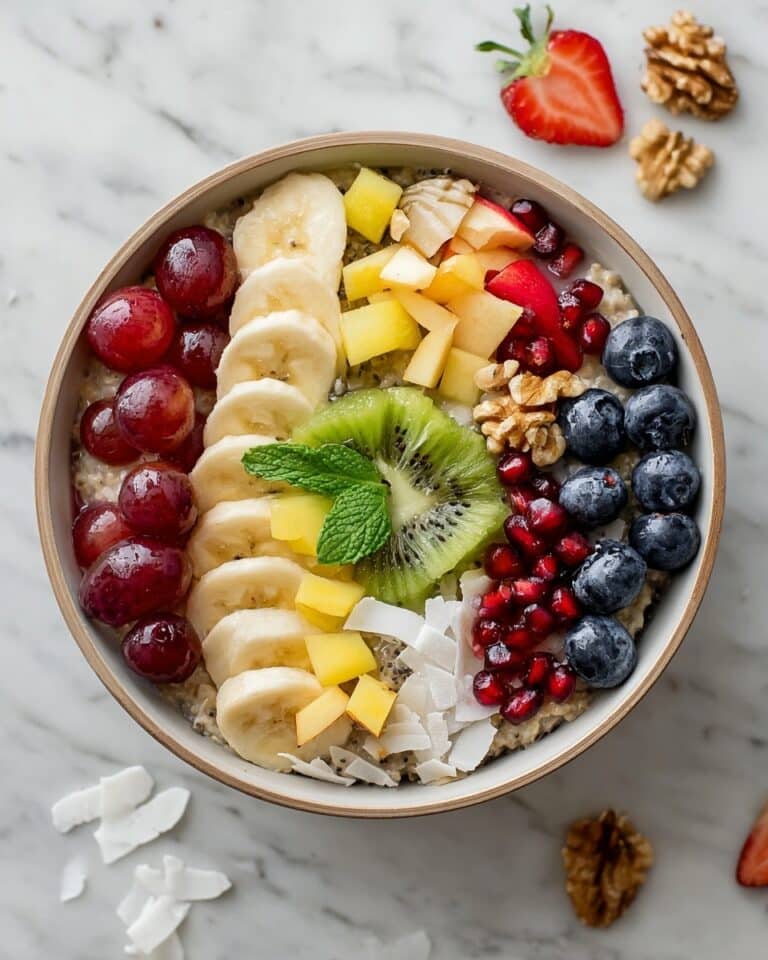 Vibrant & Refreshing Breakfast Fruit Salad with Citrus Honey Dressing Recipe