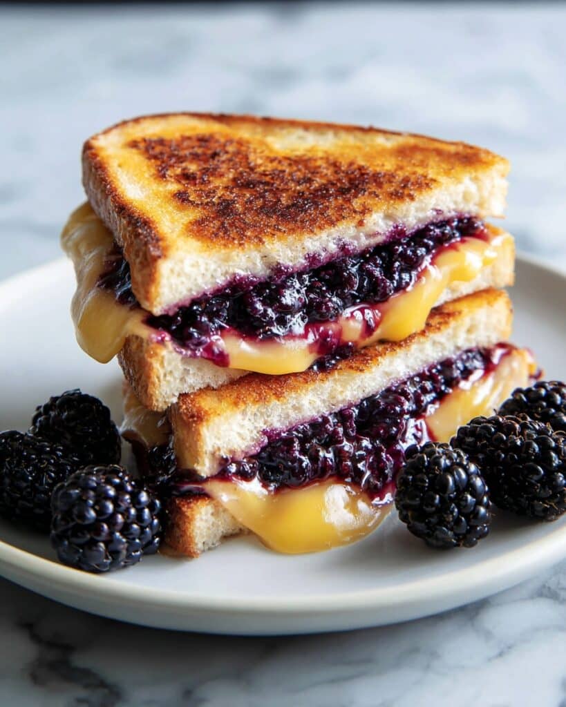 Blackberry Brie Grilled Cheese: A Sweet & Savory Gourmet Twist Recipe