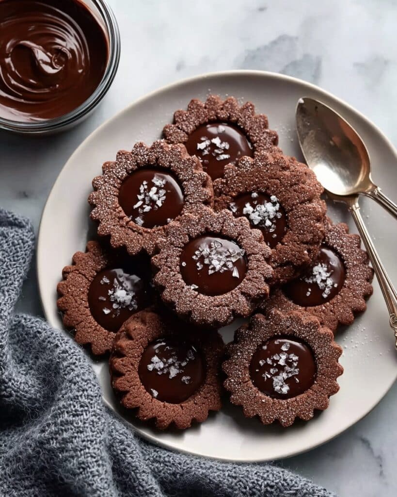 Chocolate Linzer Cookies Recipe