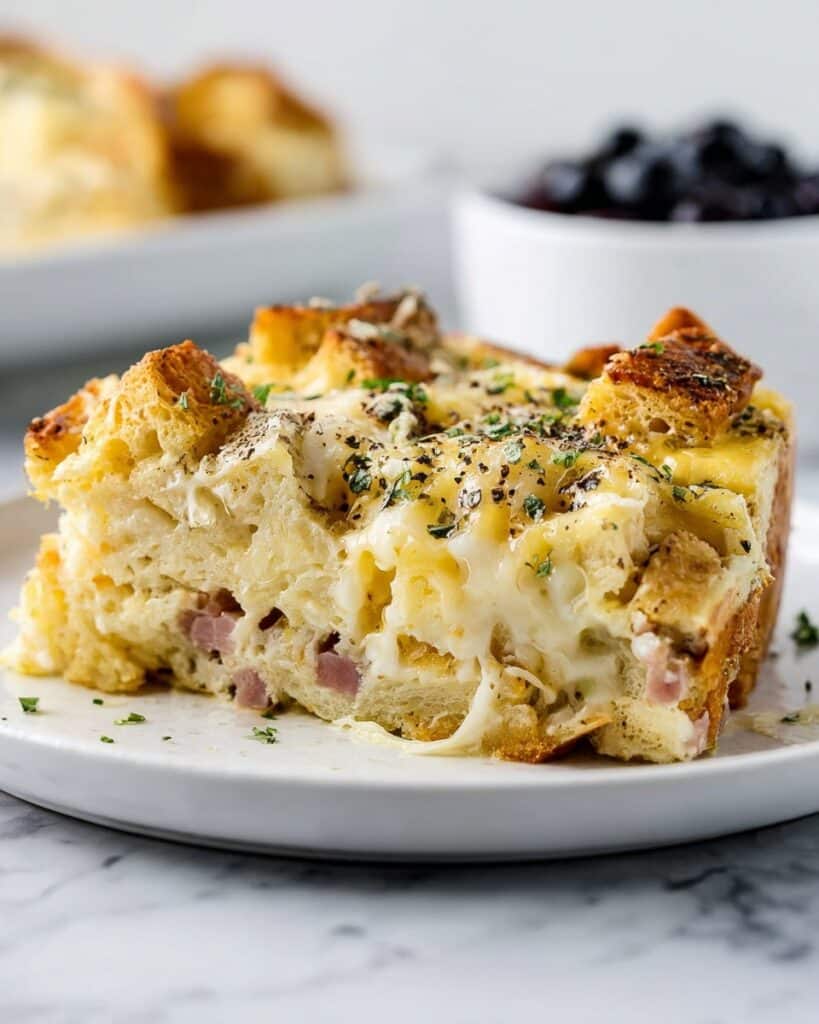 Bacon, Egg, and Cheese Bagel Breakfast Casserole Recipe