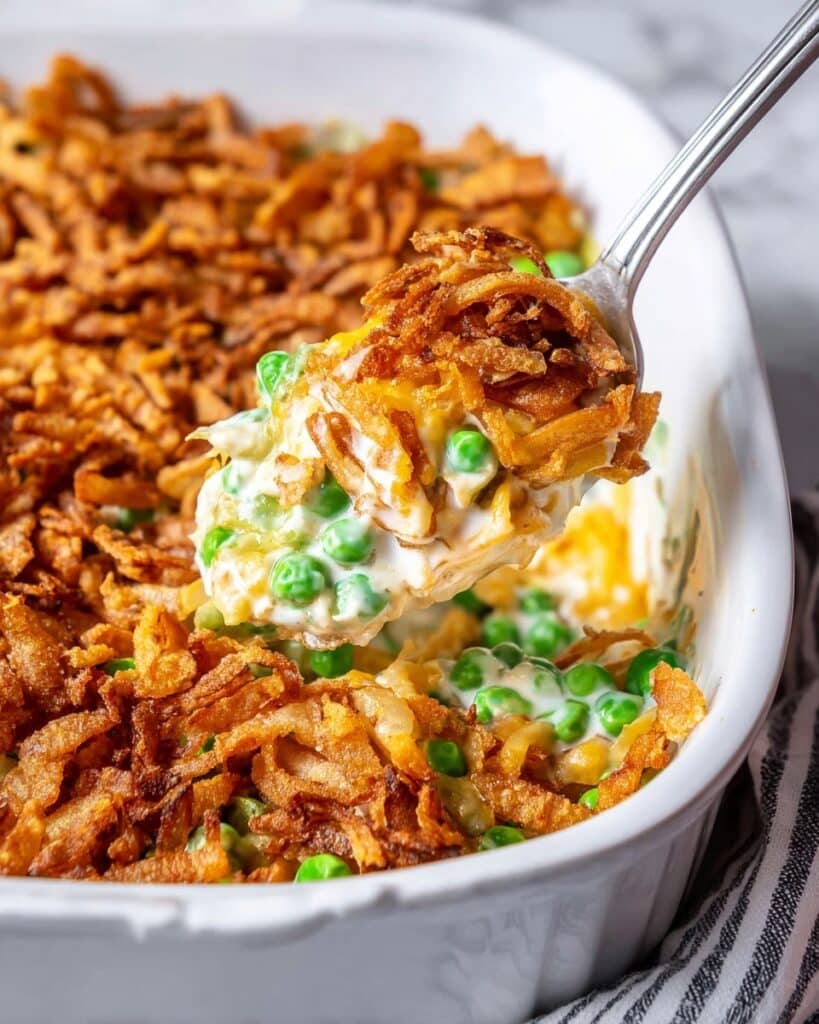 Green Pea Casserole Recipe
