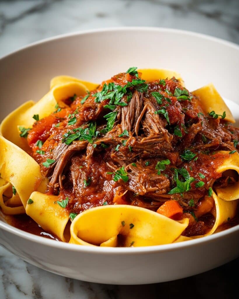 Dutch Oven Short Rib Ragu with Pappardelle Recipe