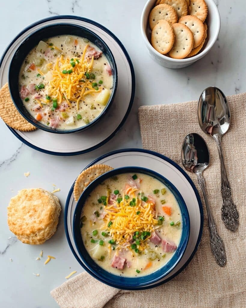 Crockpot Ham and Potato Soup Recipe