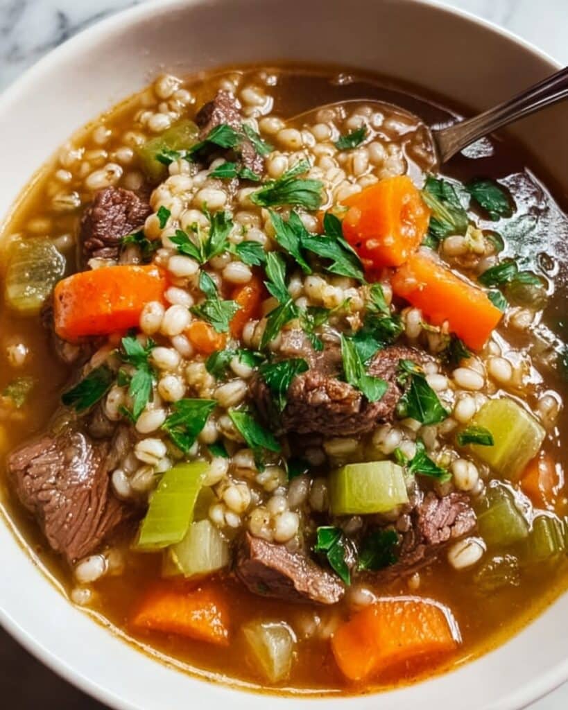 Beef Barley Soup Recipe