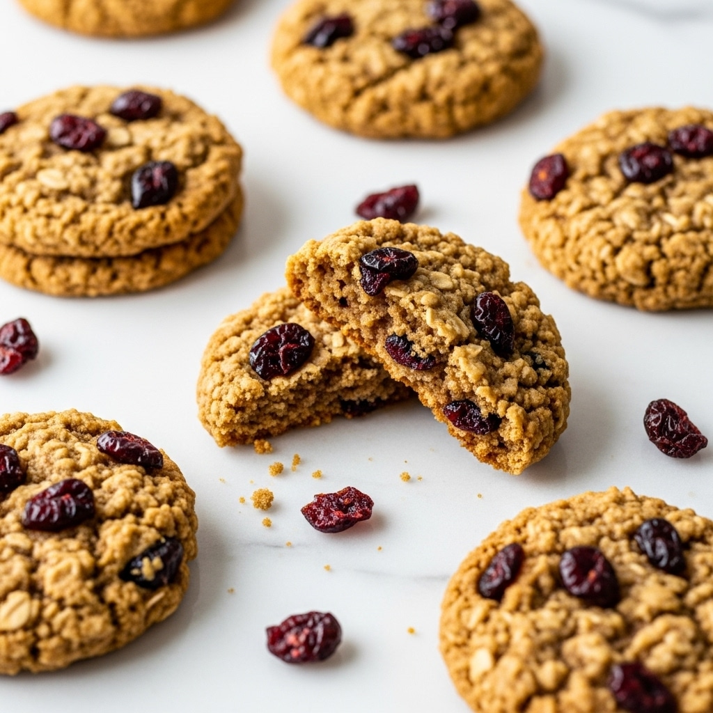 Crunchy Oatmeal Cranberry Cookies Recipe