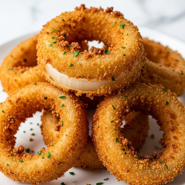 Crispy Parmesan Onion Ring Chips Recipe