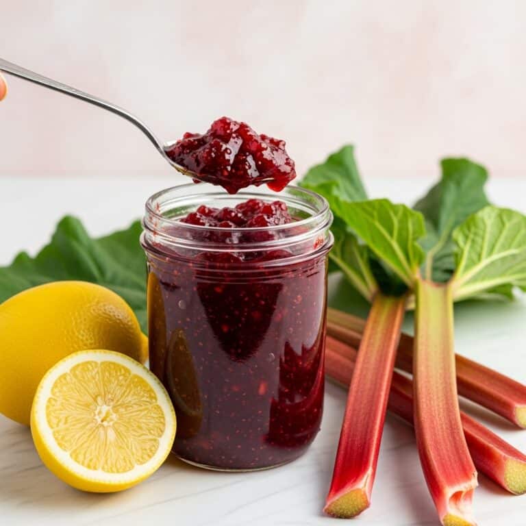Homemade Rhubarb Jam Recipe