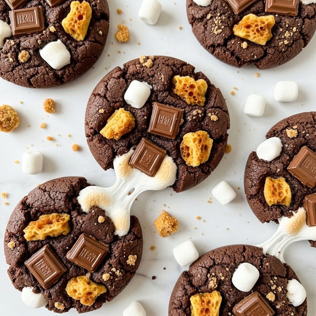Chocolate S’mores Cookies Recipe