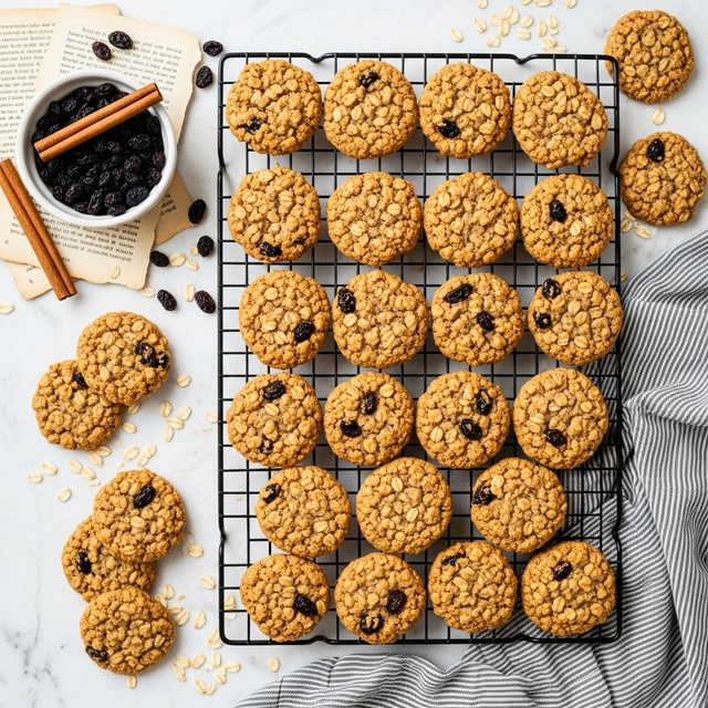Crunchy Oatmeal Raisin Cookies Recipe