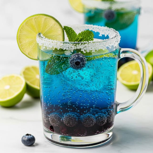 Blueberry Mojito Mocktail Recipe