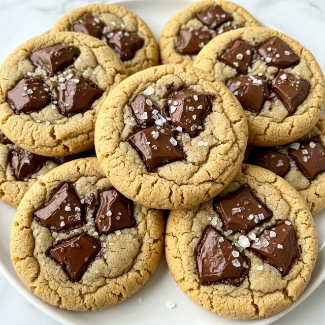 Decadent Chewy Toffee Cookies with Sea Salt Recipe