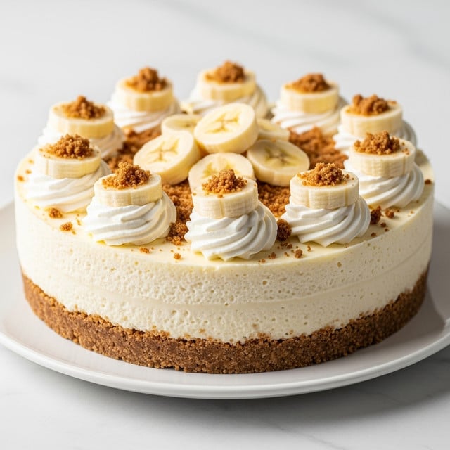 No-Bake Banana Pudding Cheesecake Recipe