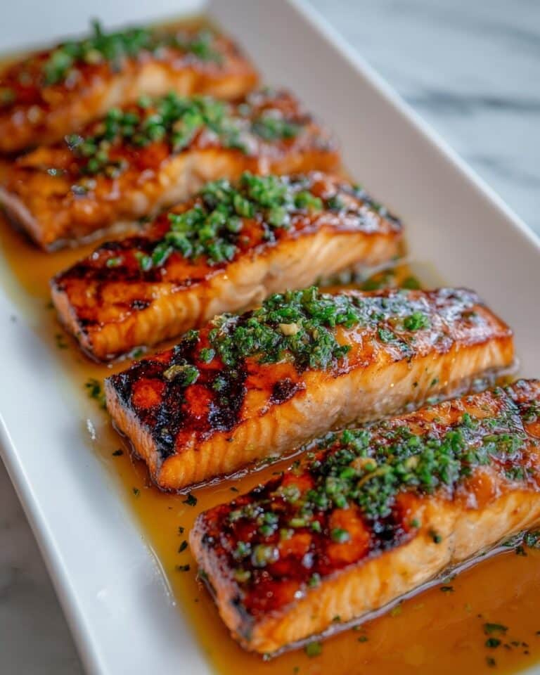 Maple Dijon Glazed Salmon Recipe