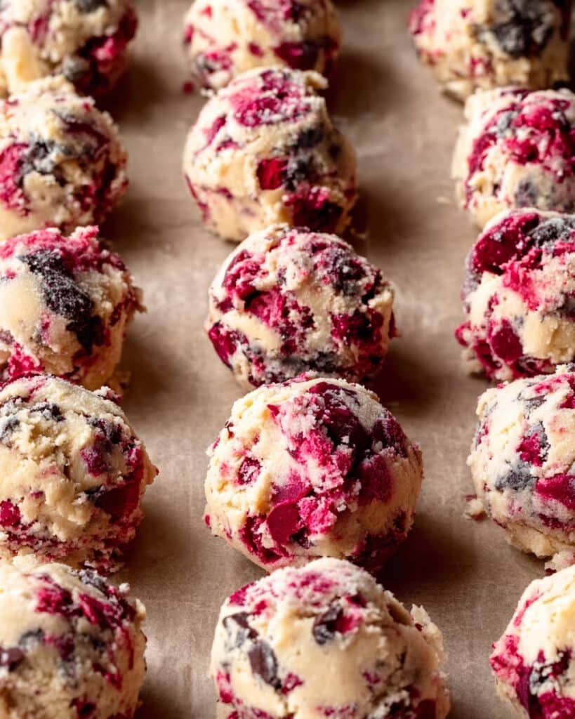 Raspberry Chocolate Chunk Cookies Recipe