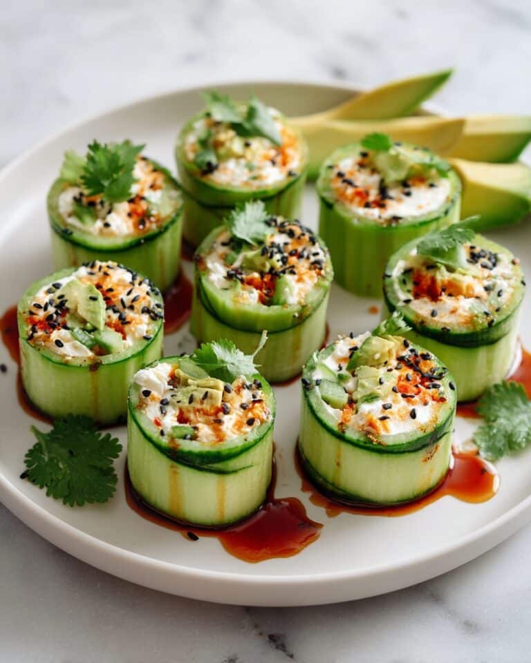 Best Chicken Salad Cucumber Roll Ups Recipe