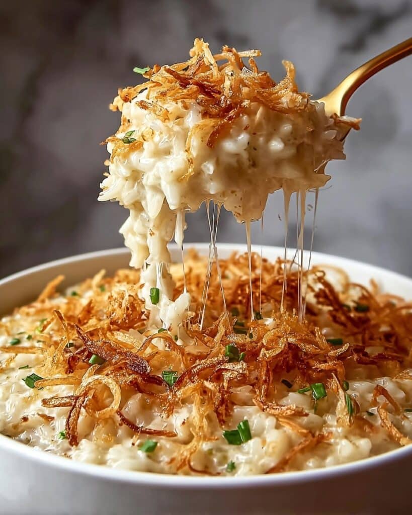 Cozy French Onion Chicken Rice Bake Recipe
