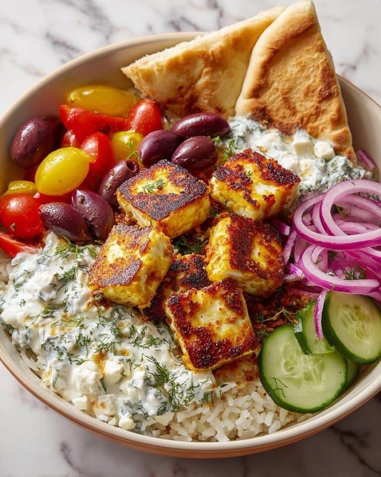 Greek Halloumi Power Bowl Recipe