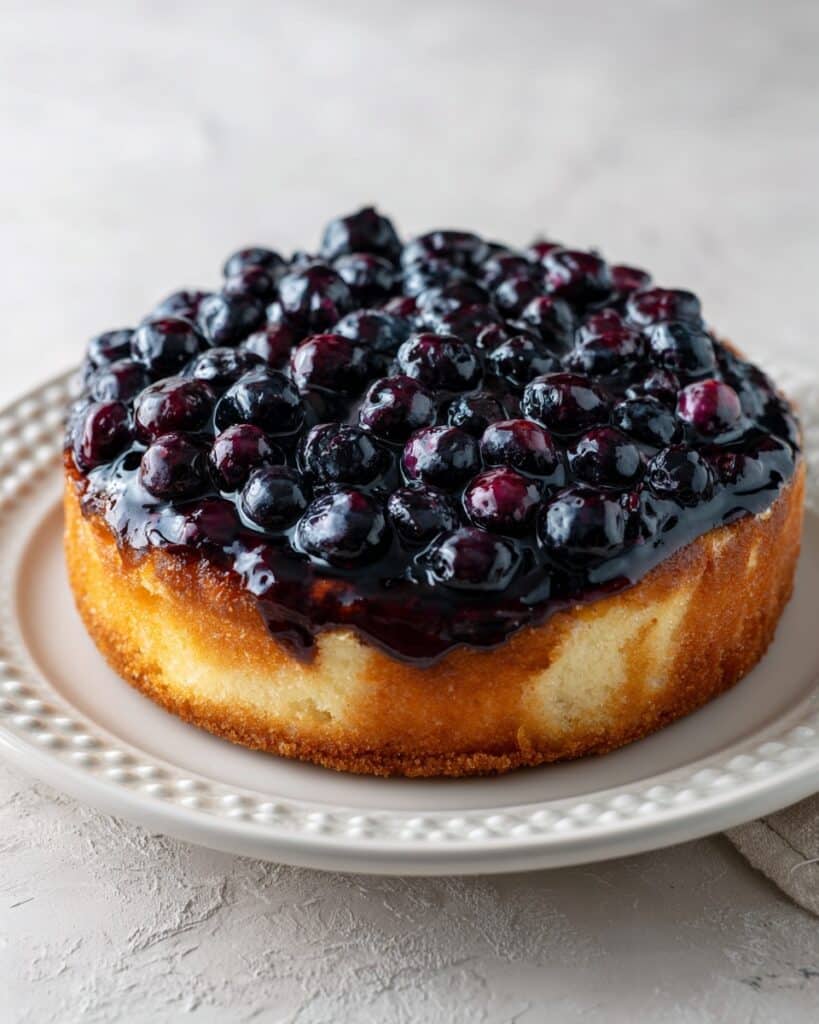 Best Homemade Blueberry Upside Down Cake Recipe