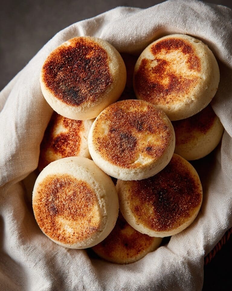 Homemade Sourdough English Muffins Recipe