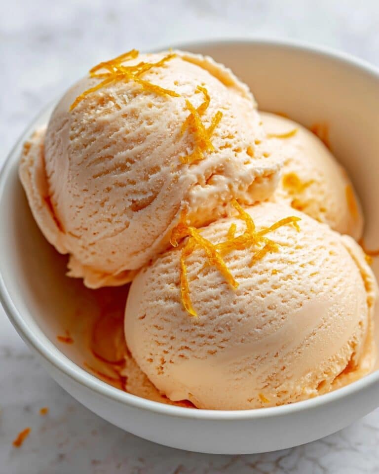 Refreshingly Creamy Orange Sherbet for Summer Bliss Recipe