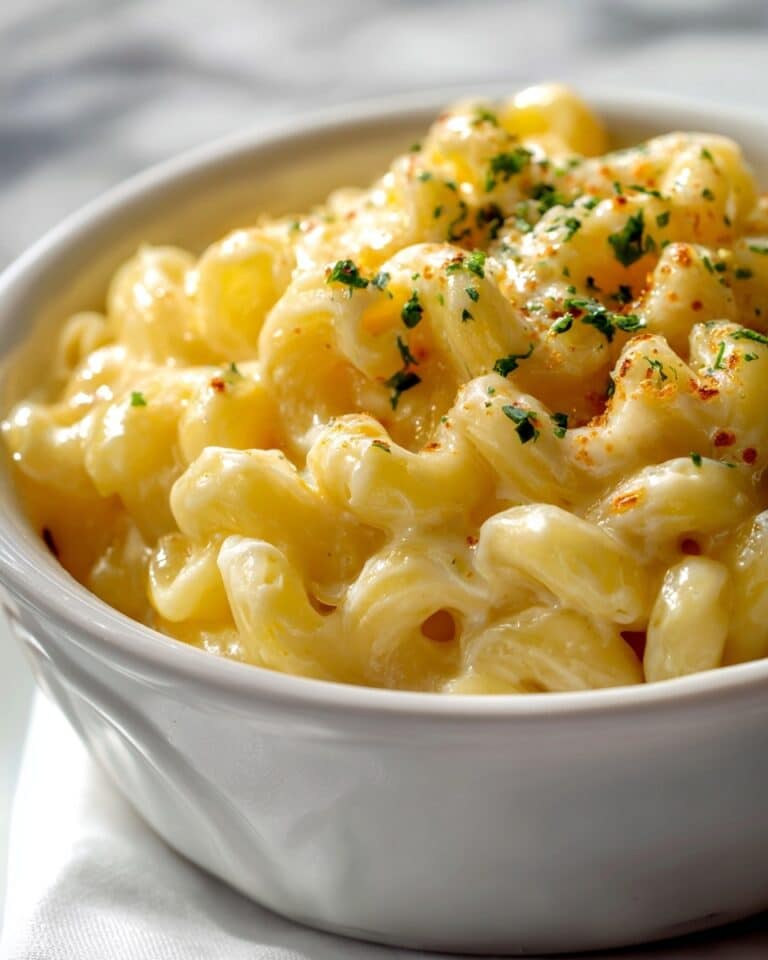 High Protein Crockpot Cottage Cheese Mac and Cheese Recipe
