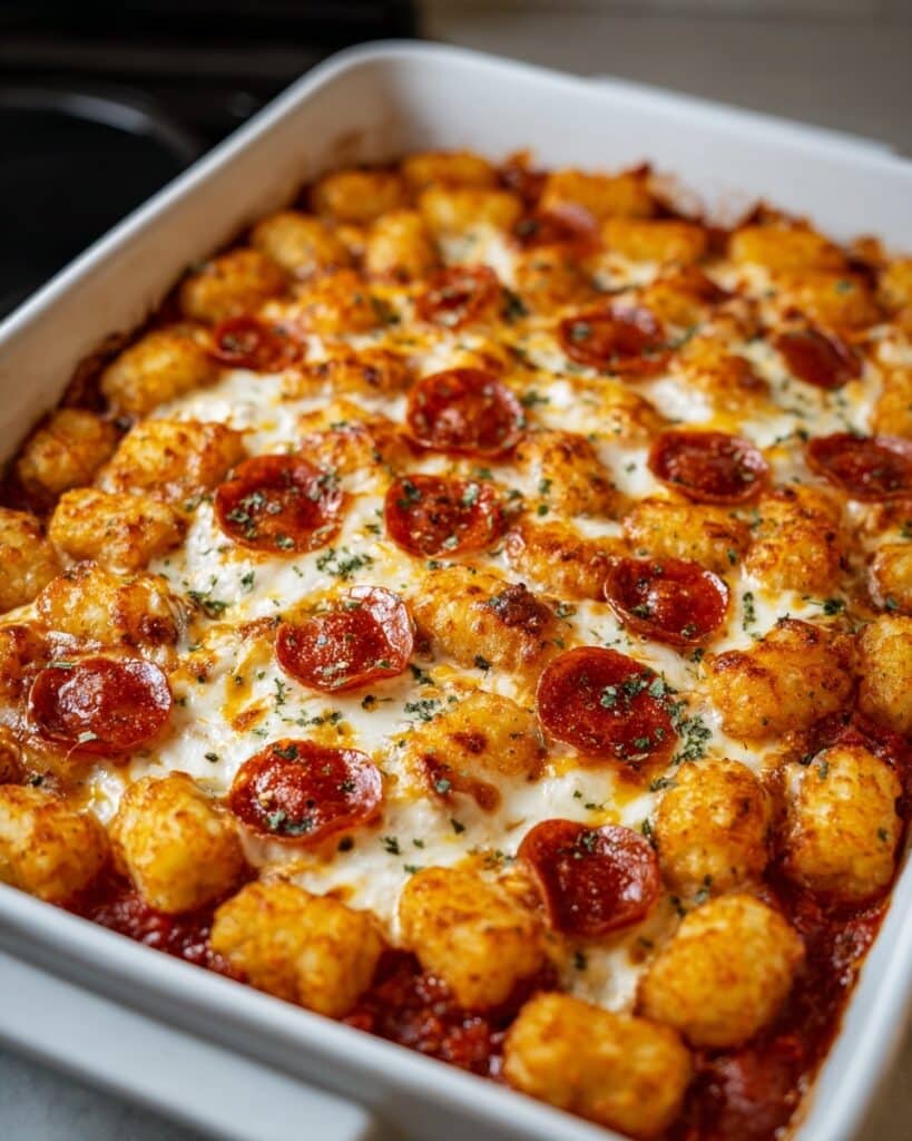 Pizza Tot Casserole: The Kid-Approved, Crispy-Edged Weeknight Comfort Food Recipe