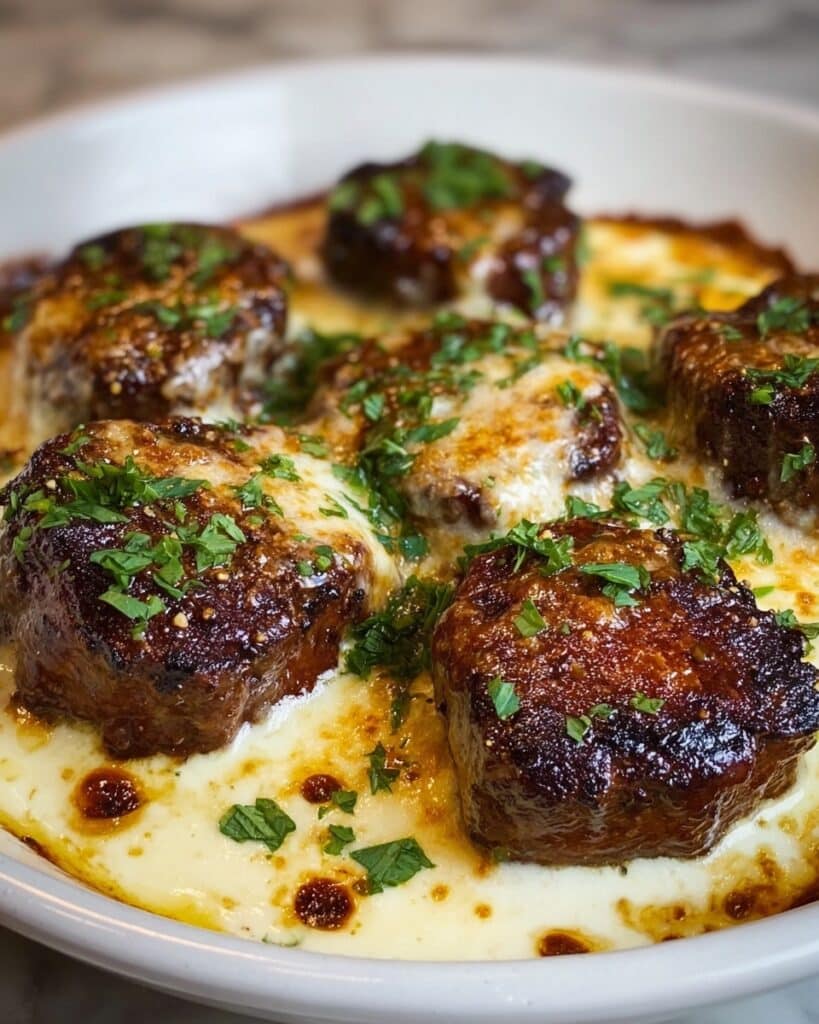 Juicy Hamburger Steak Bake – Easy Family Comfort Dinner Recipe