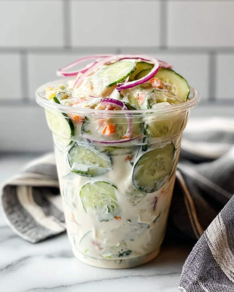 Creamy Cucumber “Sushi” Salad Recipe