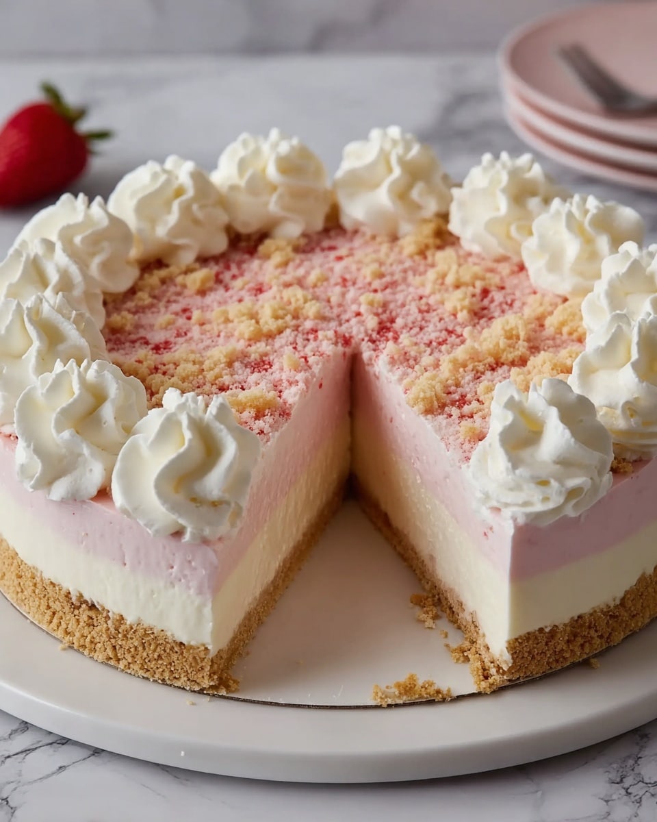 Strawberry Crunch Cheesecake Recipe