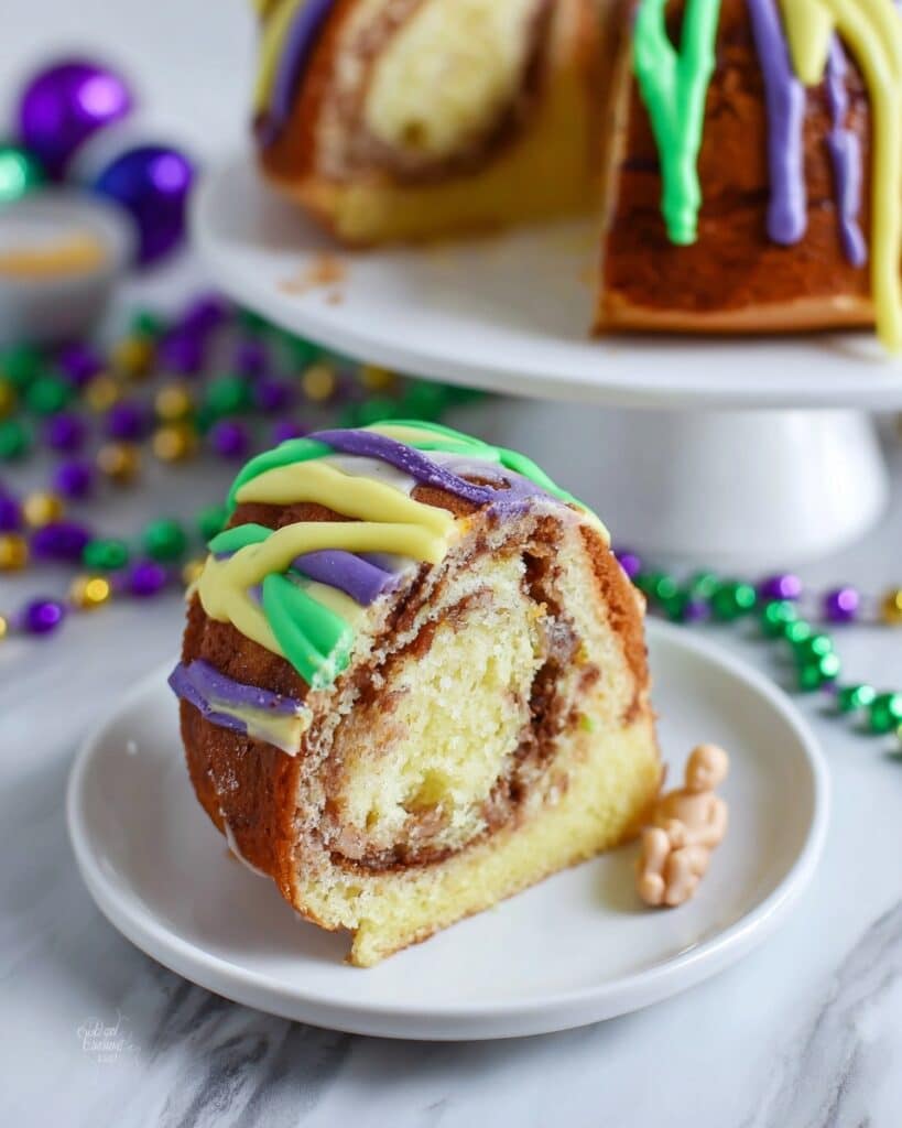 Easy Cinnamon Roll King Cake for Mardi Gras Recipe