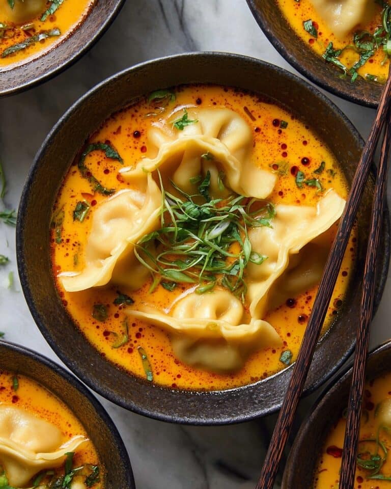 Quick Coconut Curry Soup with Dumplings Recipe