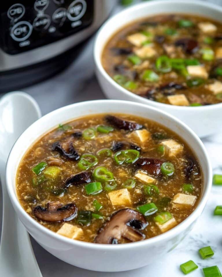 Slow Cooker Hot and Sour Soup Recipe
