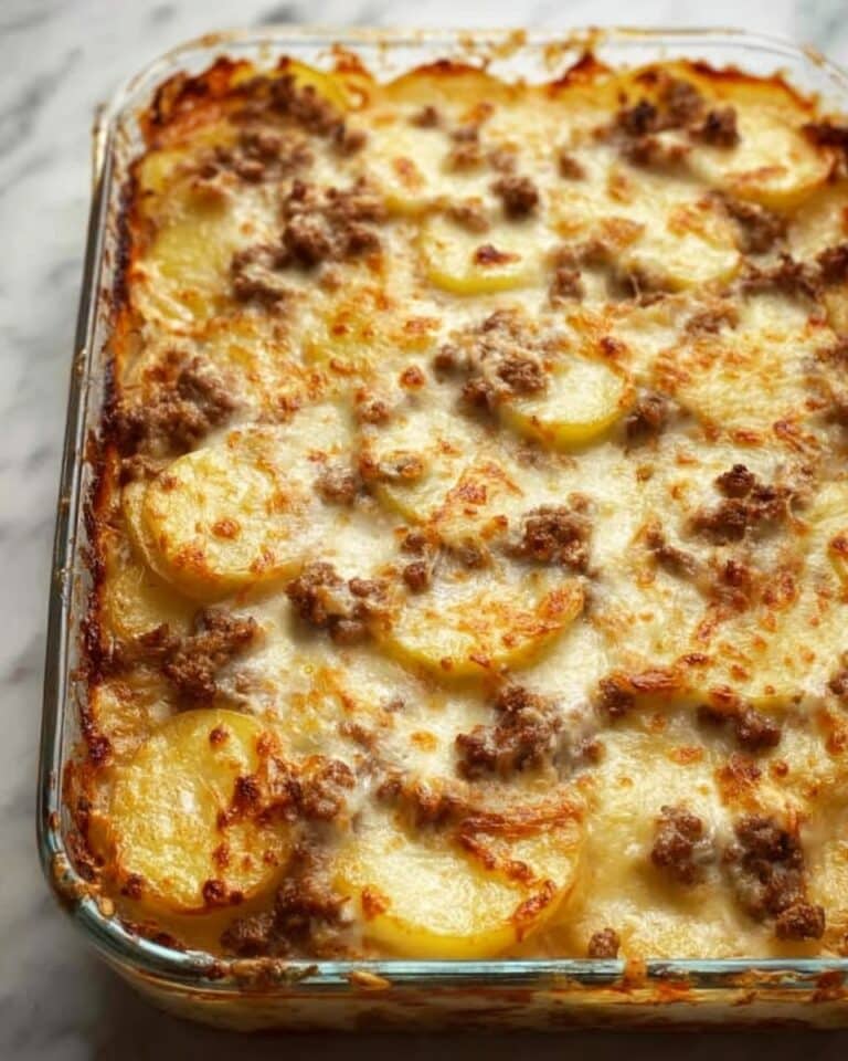 Easy Hamburger Potato Casserole Recipe